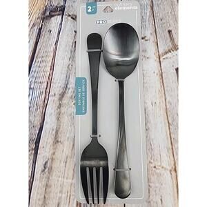 Culinary Elements PRO SERIES Stainless Steel Serving Set Fork & Spoon